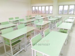 ชุดโต๊ะเก้าอี้นักเรียน ‘สีพาสเทล’ 