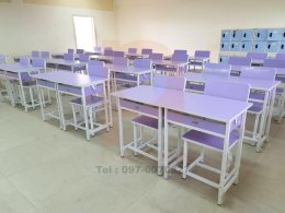 ชุดโต๊ะเก้าอี้นักเรียน ‘สีพาสเทล’ 