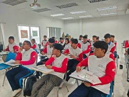 โครงการส่งเสริมวินัยจราจร ร่วมกับ บริษัท ศุภกิตติ์มอเตอร์สุราษฎร์ธานี จำกัด ปีการศึกษา 2569