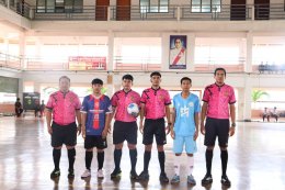 การแข่งขันกีฬาฟุตซอล ณ สนามฟุตซอล วิทยาลัยเทคโนโลยีสุราษฎร์ธานี (เทคโนบางกุ้ง)  ในงานประชุมวิชาการองค์การนักวิชาชีพในอนาคตแห่งประเทศไทย ระดับอาชีวศึกษาจังหวัดสุราษฎร์ธานี  ปีการศึกษา 2568