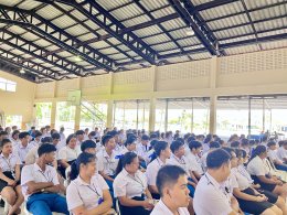 กิจกรรมปฐมนิเทศการฝึกประสบการณ์สมรรถนะวิชาชีพ (การฝึกงาน) ระดับชั้น ปวช.3 ปีการศึกษา 2568