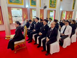 วิทยาลัยเทคโนโลยีสุราษฎร์พาณิชยการ เข้าร่วมพิธีบำเพ็ญกุศลสวดพระอภิธรรม ถวายพระราชกุศลพระบรมศพ สมเด็จพระนางเจ้าสิริกิติ์ พระบรมราชินีนาถ พระบรมราชชนนีพันปีหลวง