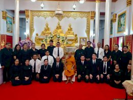 วิทยาลัยเทคโนโลยีสุราษฎร์พาณิชยการ เข้าร่วมพิธีบำเพ็ญกุศลสวดพระอภิธรรม ถวายพระราชกุศลพระบรมศพ สมเด็จพระนางเจ้าสิริกิติ์ พระบรมราชินีนาถ พระบรมราชชนนีพันปีหลวง