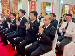 วิทยาลัยเทคโนโลยีสุราษฎร์พาณิชยการ เข้าร่วมพิธีบำเพ็ญกุศลสวดพระอภิธรรม ถวายพระราชกุศลพระบรมศพ สมเด็จพระนางเจ้าสิริกิติ์ พระบรมราชินีนาถ พระบรมราชชนนีพันปีหลวง