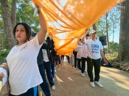 กิจกรรมแห่ผ้าห่มพระธาตุศรีสุราษฎร์แลธรรมชาติเขาท่าเพชร ครั้งที่ 16