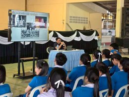 โครงการกิจกรรมภายใต้โครงการห้องสมุดมนุษย์ ปีการศึกษา 2568 ในหัวข้อ  รัฐธรรมนูญกับคนรุ่นใหม่ และอนาคตที่ยั่งยืน 