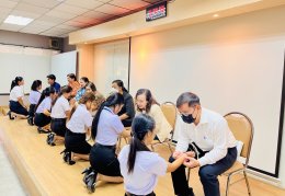 กิจกรรมปฐมนิเทศและอบรมคุณธรรม จริยธรรม นักเรียน นักศึกษาใหม่ ระดับชั้น ปวส. ปีการศึกษา 2568