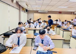 กิจกรรมปฐมนิเทศและอบรมคุณธรรม จริยธรรม นักเรียน นักศึกษาใหม่ ระดับชั้น ปวส. ปีการศึกษา 2568