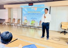 กิจกรรมปฐมนิเทศและอบรมคุณธรรม จริยธรรม นักเรียน นักศึกษาใหม่ ระดับชั้น ปวส. ปีการศึกษา 2568