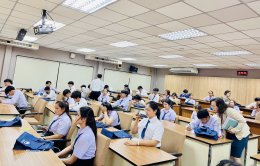 กิจกรรมปฐมนิเทศและอบรมคุณธรรม จริยธรรม นักเรียน นักศึกษาใหม่ ระดับชั้น ปวส. ปีการศึกษา 2568