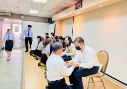 กิจกรรมปฐมนิเทศและอบรมคุณธรรม จริยธรรม นักเรียน นักศึกษาใหม่ ระดับชั้น ปวส. ปีการศึกษา 2568