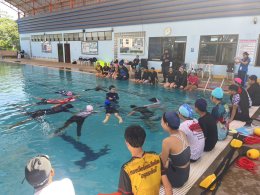 โครงการอบรมเชิงปฎิบัติการ เรื่องการช่วยเหลือนักท่องเที่ยวทางน้ำ ปีการศึกษา 2568