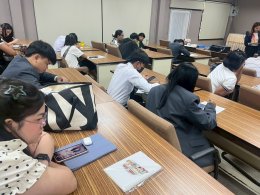 กิจกรรมสัมภาษณ์ ทำสัญญาทุนการศึกษา นักศึกษา ระดับ ปวส.1 สาขาการจัดการธุรกิจค้าปลีก ปีการศึกษา 2569