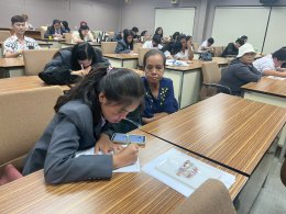 กิจกรรมสัมภาษณ์ ทำสัญญาทุนการศึกษา นักศึกษา ระดับ ปวส.1 สาขาการจัดการธุรกิจค้าปลีก ปีการศึกษา 2569