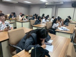 กิจกรรมสัมภาษณ์ ทำสัญญาทุนการศึกษา นักศึกษา ระดับ ปวส.1 สาขาการจัดการธุรกิจค้าปลีก ปีการศึกษา 2569