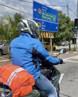 ขี่มอเตอร์ไซค์ Honda Wave 125l ไปเที่ยวเบตง