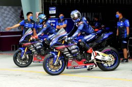 ทีมบิด Yamaha Thailand Racing Team ฟอร์มสวย ซ้อมวันแรก ศึกเอเชีย โร้ด เรซซิ่ง