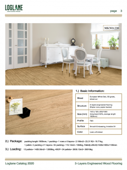 3 Layers Engineered Wood Flooring