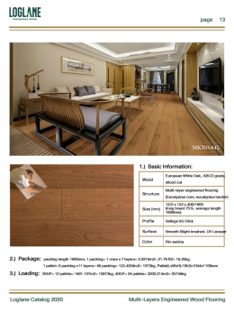 Multi Layers Engineered Wood Flooring
