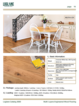 Multi Layers Engineered Wood Flooring