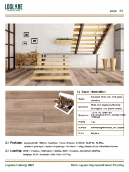 Multi Layers Engineered Wood Flooring