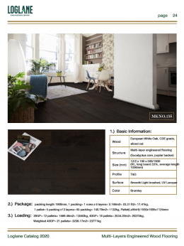 Multi Layers Engineered Wood Flooring
