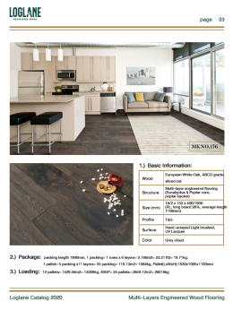 Multi Layers Engineered Wood Flooring