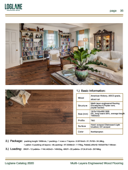Multi Layers Engineered Wood Flooring