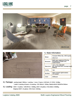 Multi Layers Engineered Wood Flooring