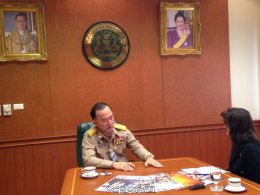 泰国总理事务部部长巴纳达亲王在军政府执政后首次公开接受华文媒体《@ManGu曼谷》杂志独家专访
