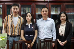 泰国头条新闻前往广西大学外国语学院拜访交流