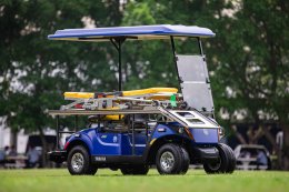 ยามาฮ่ามอบ Ambulance Golf Car 2 คัน สนับสนุนสโมสรบุรีรัมย์ ยูไนเต็ด 