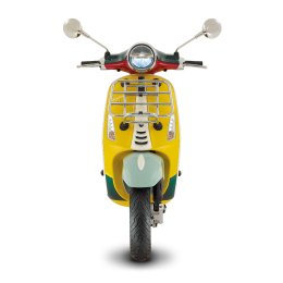 Vespa Primavera Sean Wotherspoon สกู๊ตเตอร์สีแสบสันที่สุดในประวัติศาสตร์