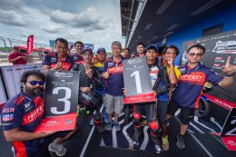 "แสตมป์" อภิวัฒน์ วงศ์ธนานนท์ คว้าแชมป์ซูเปอร์ไบค์รุ่นใหญ่ 