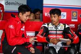 ดาวรุ่งไทยบิด Honda CBR600RR ซูเปอร์สปอร์ต 600 ซีซี ซ้อมวันแรกโฮมเรซ