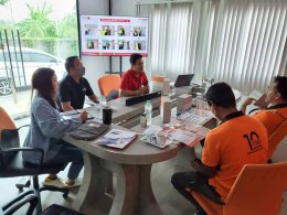 บริษัท เอสดับบลิว ดีไซน์ แอนด์ คอนสตรัคชั่น จำกัด เยี่ยมโรงงาน