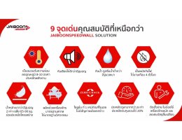 ่JAIBOONSPEEDWALL SOLUTION ประหยัดเวลาและงบประมาณได้มากกว่า 20%