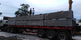 รถเทลเลอร์ จัดส่งผนังนวัตกรรม JAIBOONSPEEDWALL 
