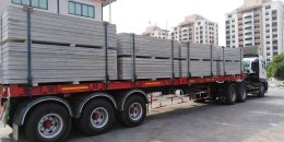 รถเทลเลอร์ จัดส่งผนังนวัตกรรม JAIBOONSPEEDWALL 