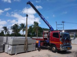 รถ 10 ล้อ (มีเฮียบ) รถ 6 ล้อ (มีเฮียบ) จัดส่งผนังนวัตกรรม JAIBOONSPEEDWALL 