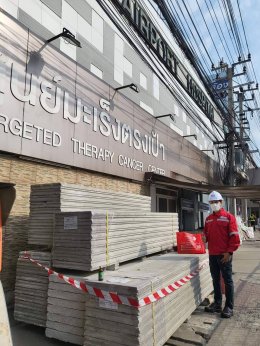 โครงการรีโนเวทอาคารโรงพยาบาลจุฬารัตน์9 เทรนนิ่งการติดตั้งผนังนวัตกรรม JAIBOONSPEEDWALL