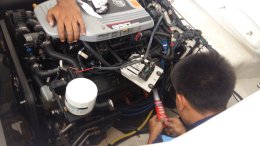 งานซ่อมเรือ Chaparral 224