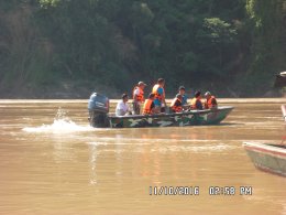 ส่งมอบเรือตรวจการณ์ ณ อุทยานแห่งชาติสาละวิน