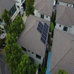 ติดตั้งระบบโซล่าร์เซลล์ 5 kW On-grid system อ.ปากเกร็ด จ.นนทบุรี