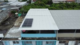 ติดตั้งระบบโซล่าร์เซลล์ 1.6 kW On-grid system ถนนพระราม 2  กทม.