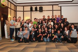 กิจกรรมฝึกอบรม “พัฒนาศักยภาพคณะทำงานขับเคลื่อนสถานประกอบการสร้างเสริมสุขภาพ (Training for Healthy Enterprise Trainers)” 