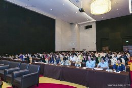งานมหกรรมสถานประกอบการสร้างเสริมสุขภาพ : แรงงานสุขภาพดี 4.0 เพิ่มพูนกำไรให้องค์กร