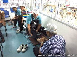 การจัดกิจกรรมการเลิกบุหรี่ของพนักงานใน บริษัท ริกิการ์เม้นส์ จำกัด 