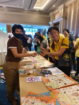ทีมงาน ส.พ.ส. ร่วมจัดนิทรรศการ “ลด ละ เลิกการสูบบุหรี่” ในงานพิธีมอบรางวัลวิสาหกิจต้นแบบโครงการ SHAP 