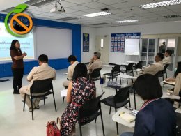 การบรรยายและจัดทำแผนปฏิบัติการสถานประกอบการปลอดบุหรี่ บริษัท ออโต้อัลลายแอนซ์ (ประเทศไทย) จำกัด
